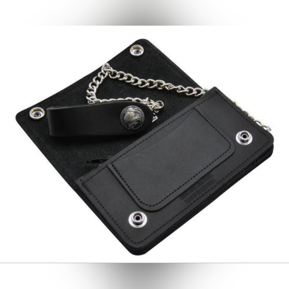 Leather Buffalo Nickel Black Wallet NWT - Picture 2 of 6